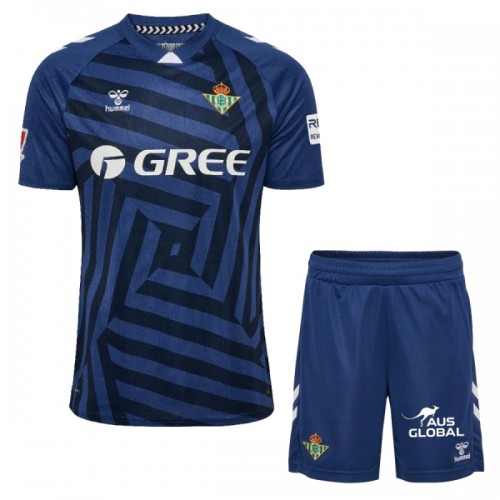 Dječji - Golmanski Dresovi Komplet Real Betis 2025-26 Mornarica Dječji - Golmanski Dresovi Komplet Real Betis 2025-26 Mornarica